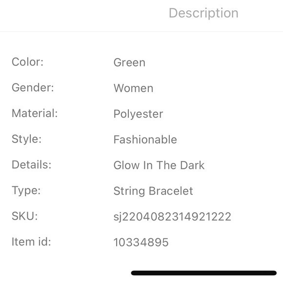 2 pcs Couple Glow In The Dark Bracelet Set Adjustable Luminous Stretch - Picture 7 of 8